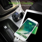 Fast Charging Car Adapter 20W | PD QC Dual USB | Digital Display