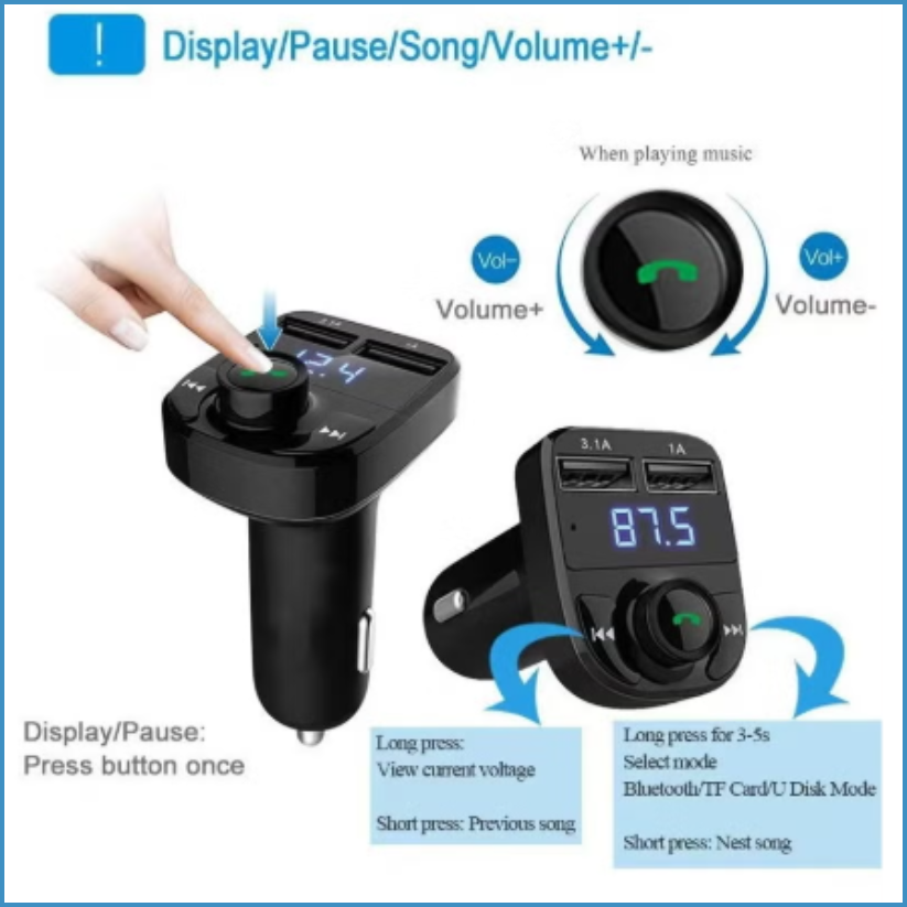 usb-c-pd-and-usb-a-qc-fast-car-charger-20w-3-1a-output-digital-display-mobile-phone-charging-adapter-for-vehicles